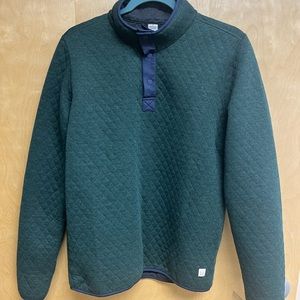 Marine Layer Corbet Quilted Reversible Pullover Small